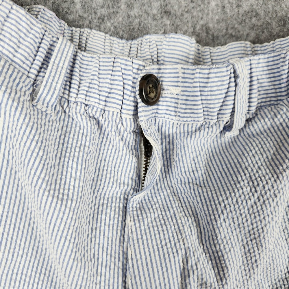 Chubbies Originals Shorts Men L Blue Seersucker Striped 5.5 Inseam Casual Summer - Picture 3 of 13